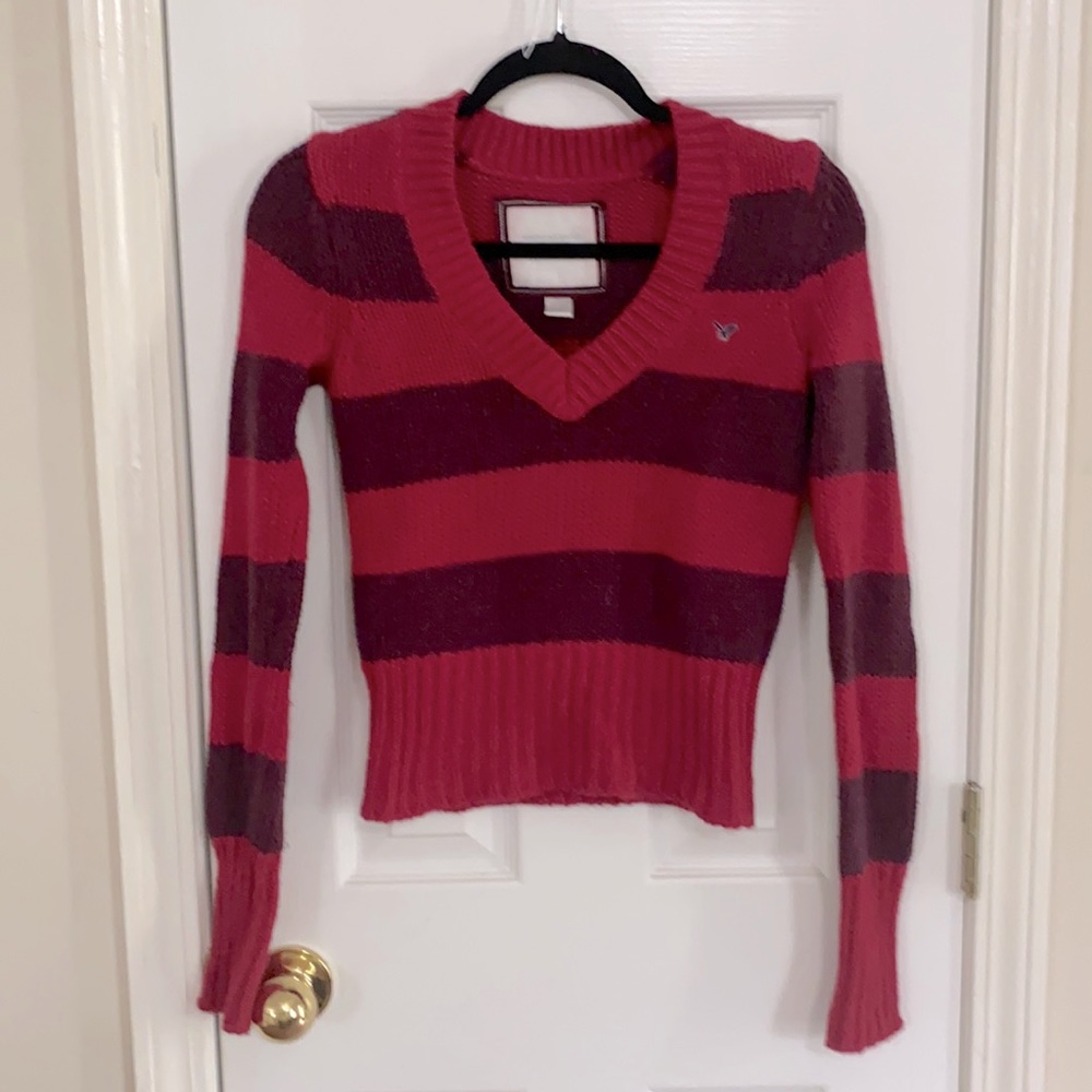 American Eagle Rugby Style Sweater